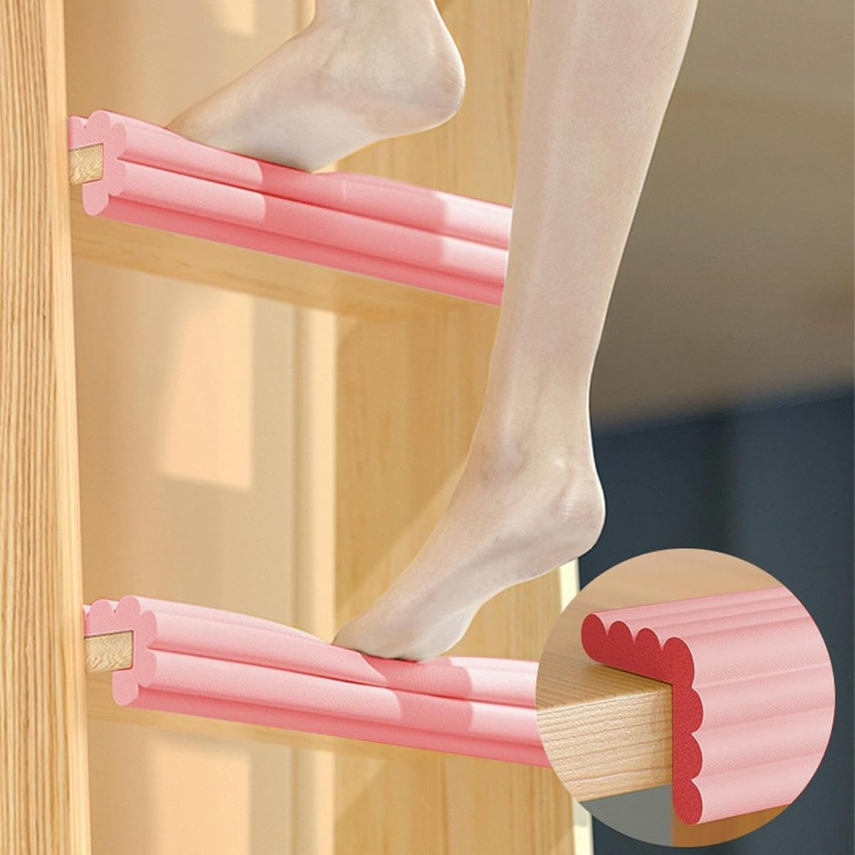 Draagbare Schuimladder Matten voor Bunk Beds, Antislip Ladderbed Matten voor Comfort en Veiligheid, Ideaal voor Trappen en Voetcomfort