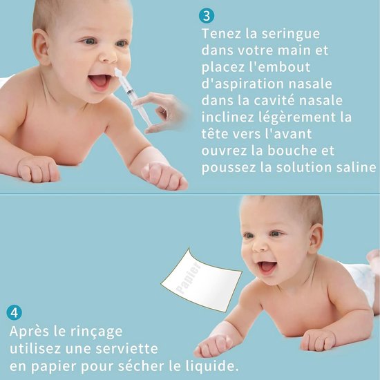 2 x Baby Spuit met 10 ml Schaal en Siliconen Neuszuigmond, Wasbaar en Herbruikbaar, Set van 2 voor Veilig Voeden en Verzorging — afbeelding 3
