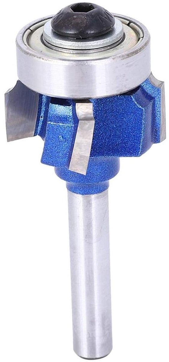 Ronde Frees met 4 Tanden en 8 mm Schacht voor Elektrische Trimmer - Houtbewerking en Precisiefrezen