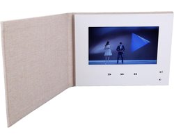 7 Inch High Definition Video Greeting Card, Strong Core, DIY, DIY Video Brochure 4GB Memory, Special Wishes Valentine - ShopVlot