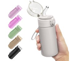 AMFUN 150 ml, kleine thermosfles, thermosfles met afsluitbaar deksel, lekvrij, dubbelwandige roestvrijstalen - ShopVlot