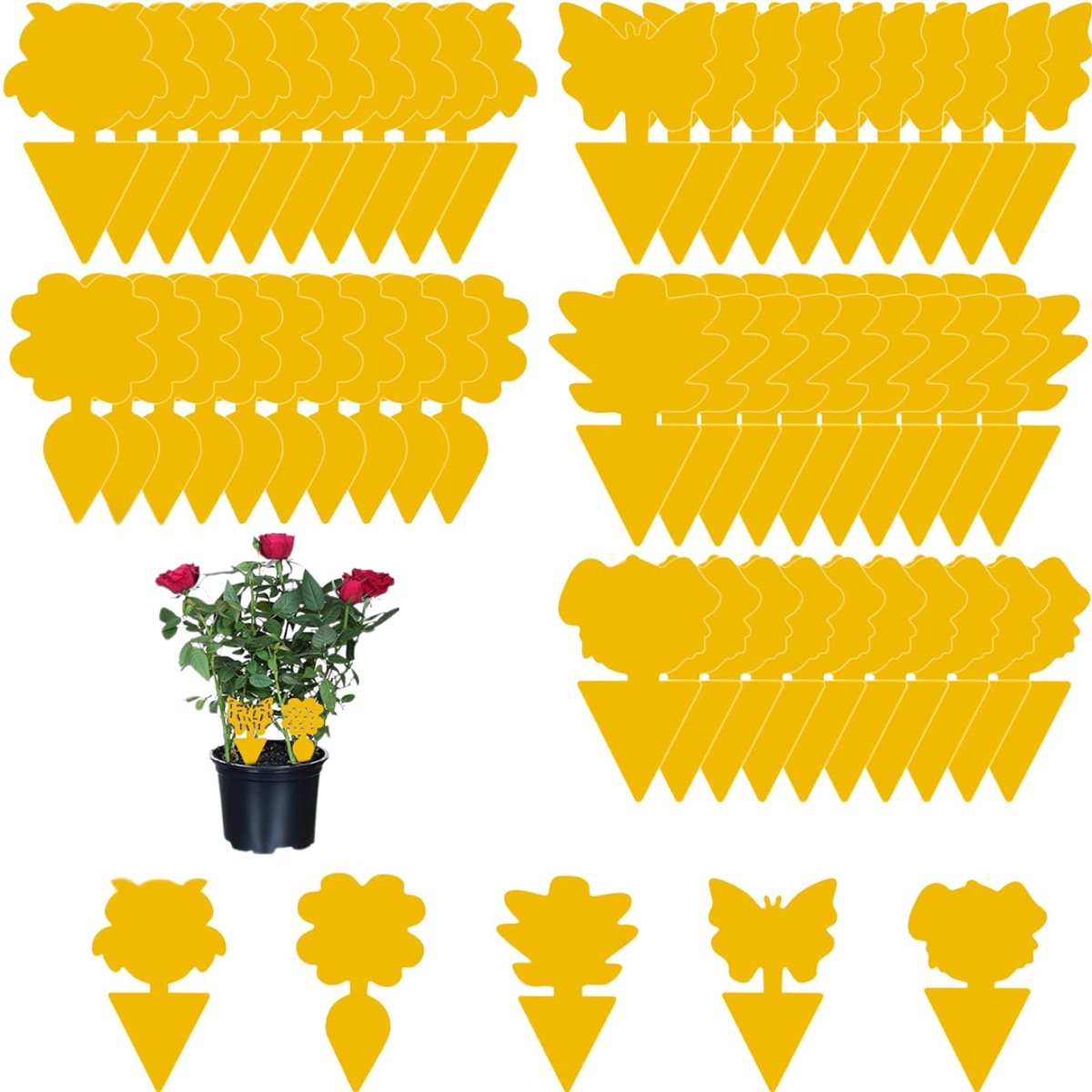 Zavio® Vliegenstickers - Insectenstrips - Vliegen Vangen - Sterke Kleefkracht