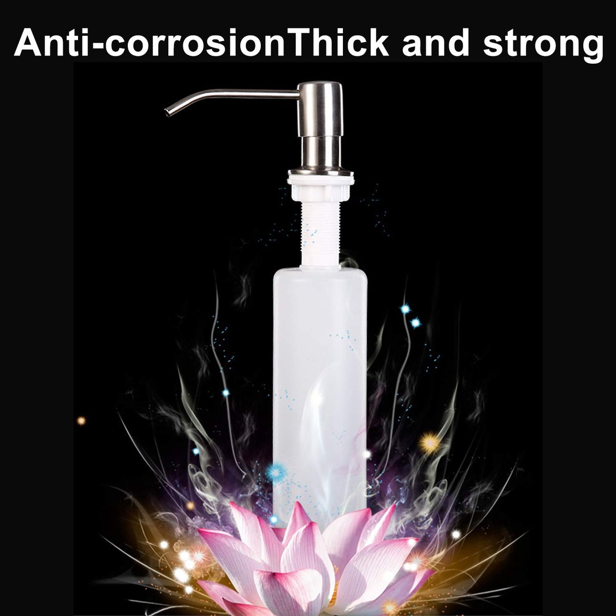 Zeep Dispenser 300 ml - RVS Lotion Dispenser - Moderne Keukenkraan - Gemakkelijk in gebruik - ShopVlot