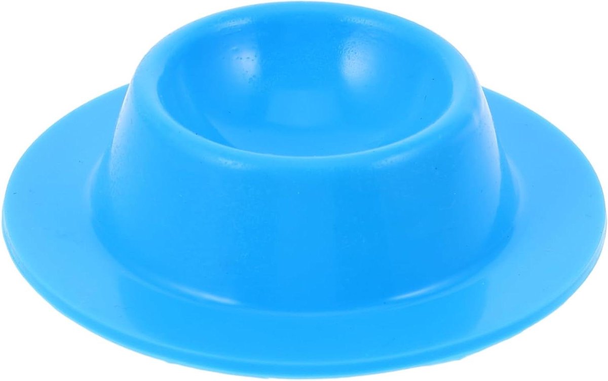 Silicone Eierhouder Eierrek Eierbakje Keuken Organiseren Schokbestendig Materiaal 8.5 x 8.5 x 2.3 cm Hemelsblauw