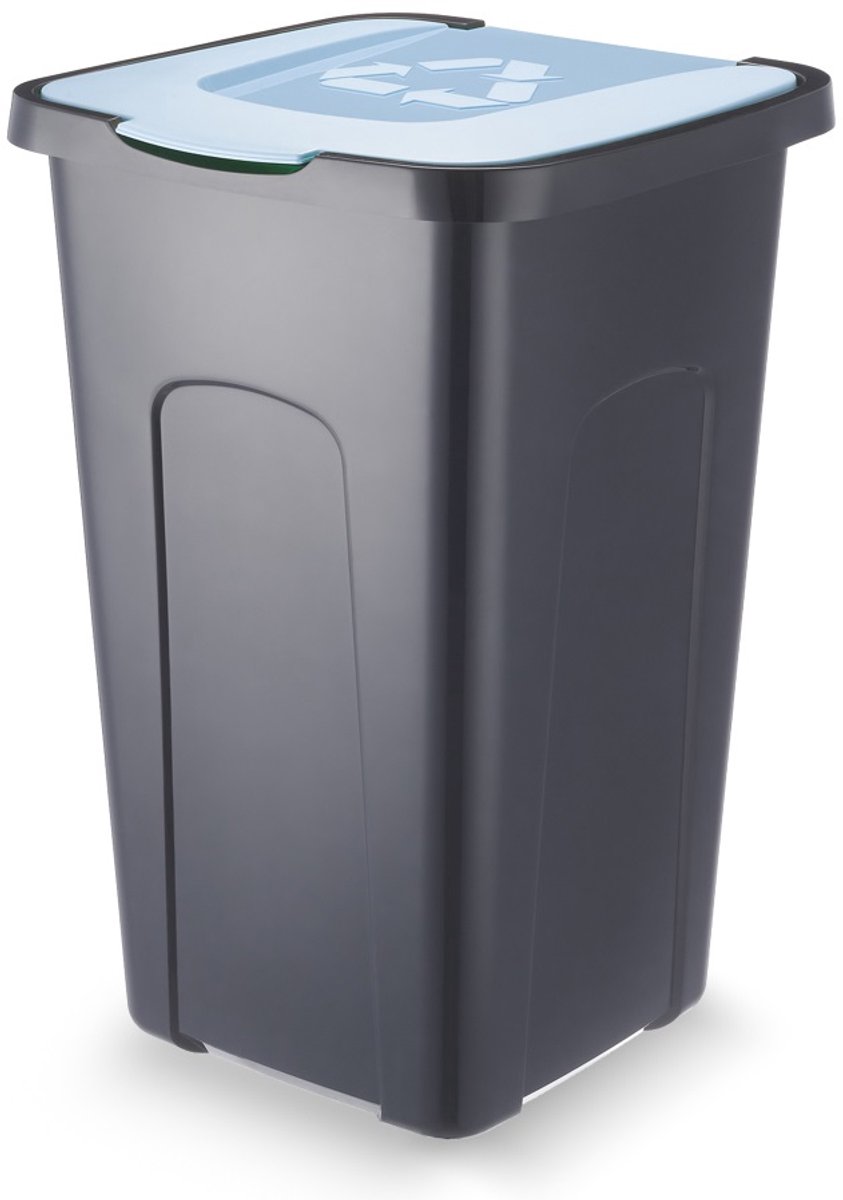 Artgos - Afvalcontainer - Blauw - 50L - Sorteer