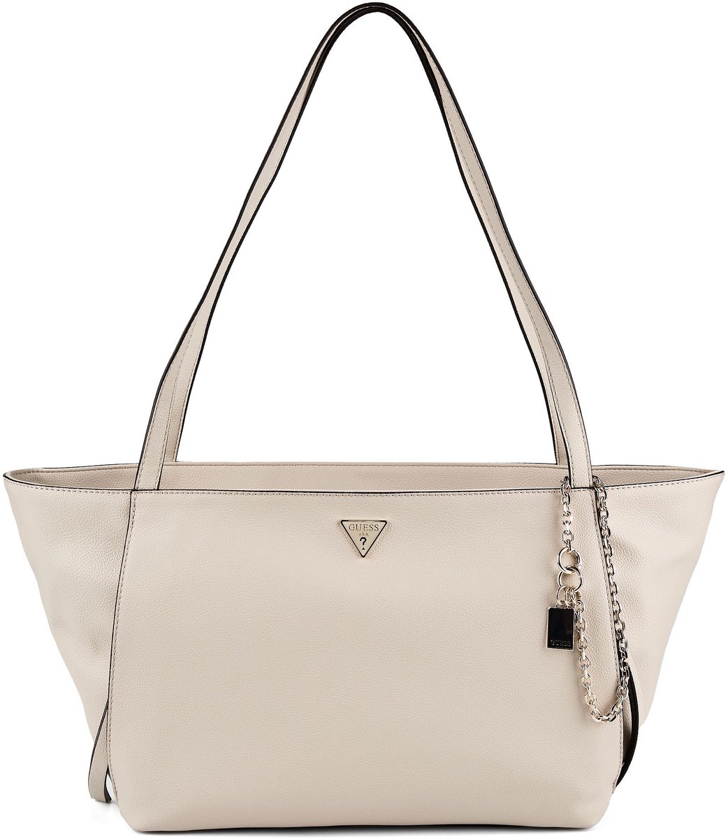 GUESS schoudertas Devon 3 Compartment Tote Light Taupe