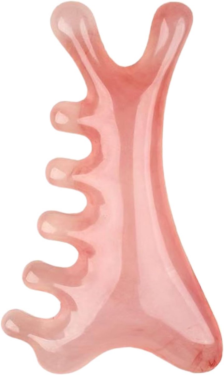 Hoofdmassage Tool - Scalp Scrubber Gezichtsschraper - Ontspanning Stimuleren - Handmatige Borstel - 10 x 6 x 2 cm