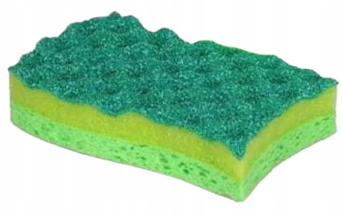 Ravi Brilliance Serie - Celulos Spons - Groen - Veilig - 2 Stuks