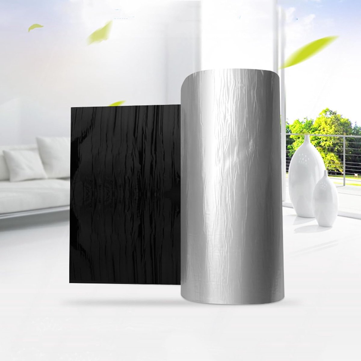Dak reparatietape - Bitumen tape Afdichtings tape - Lekkages dichten - Waterbestendig UV-bescherming - 30cm x 300cm - Aluminium