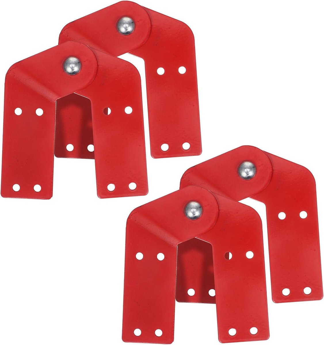 Ladder Scharnieren - Ladderonderdelen - Ladder Stabiliseren - Flexibele Positionering - 14.50X11.50X1.50CM - Rood