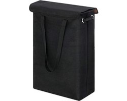 Opvouwbare Wasmand - Kleding Organizer - Ruimte Besparen - Stabiele Structuur - 28.9 x 19 x 60 cm - Zwart