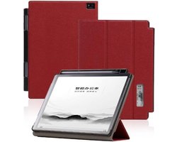 Beschermhoes eBook - Hoes eBooklezer - Bescherming eBook - Ingebouwde penhouder - 82 inch - Rood