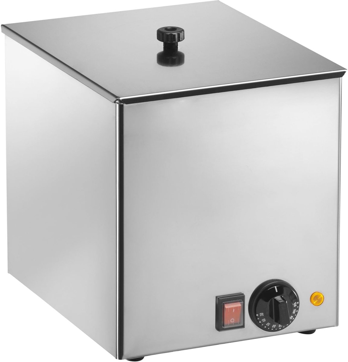 Voedselwarmer - Warmhoudplaat Bain-marie - Buffet Presentatie - Roestvrij Staal - 28 x 35 x 29 cm - Zilver
