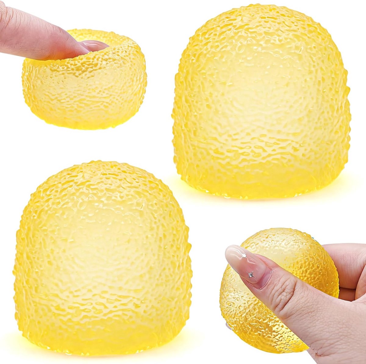 2 stuks anti-stressbal, stressbal, anti-stress speelgoed, squishy, knijpbal | Anti-stressbal, stressbal, anti-stress speelgoed, squishy, knijpbal, stressvermindering, fidget bal, voor verjaardagsfeest