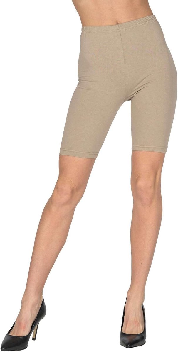 looksy Dames fietsbroek katoen knielengte legging zomer biker broek