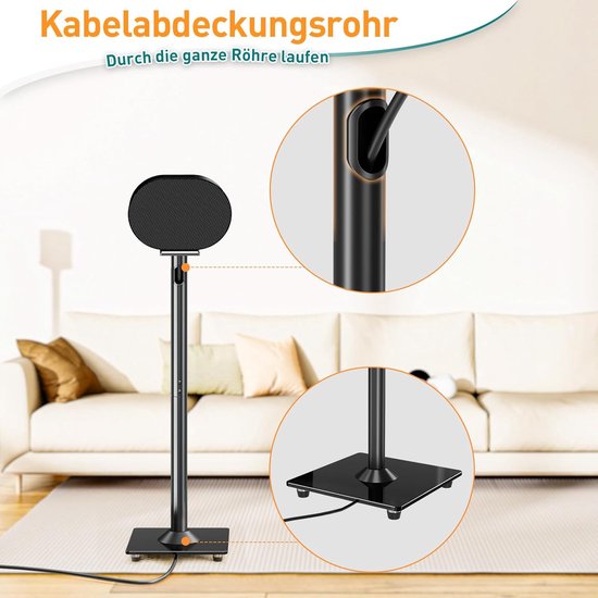 Standaards voor Sonos Era 300, hoogte 80,7 cm, vloerstandaards met — afbeelding 3