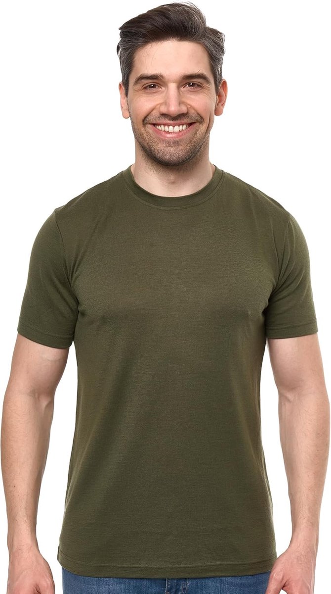 wollen T-shirt voor heren - T-shirt met korte mouwen van merinowol