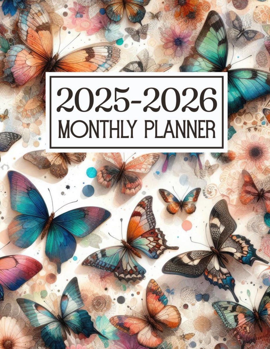 Maandplanner 2025-2026 - 2 Jaar van jan 2025 tot dec 2026 - Dagelijkse planning - Perfect voor organisatie - ShopVlot