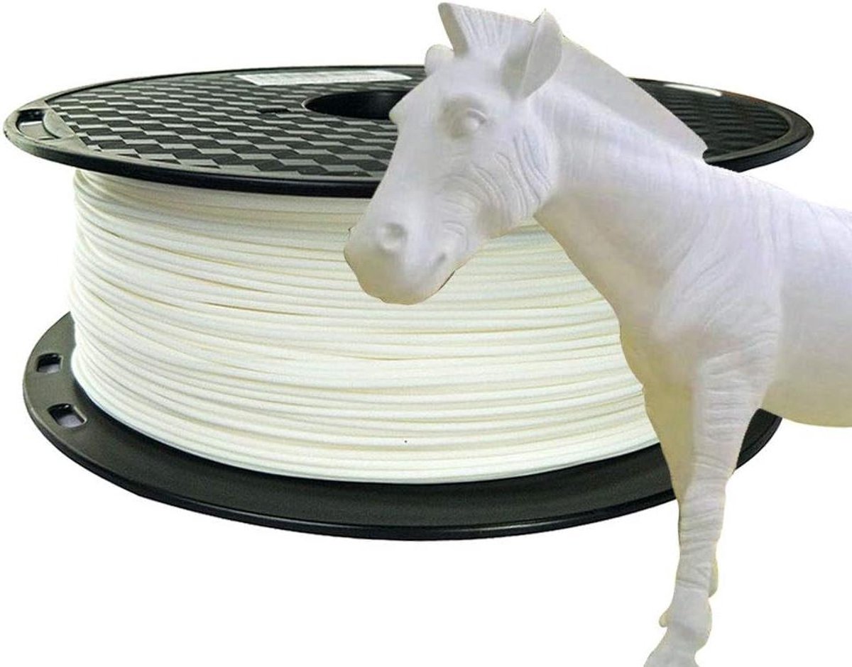 Wit PLA+ Filament 1.75 mm - 1KG 3D-printermateriaal - Sterker dan Normaal