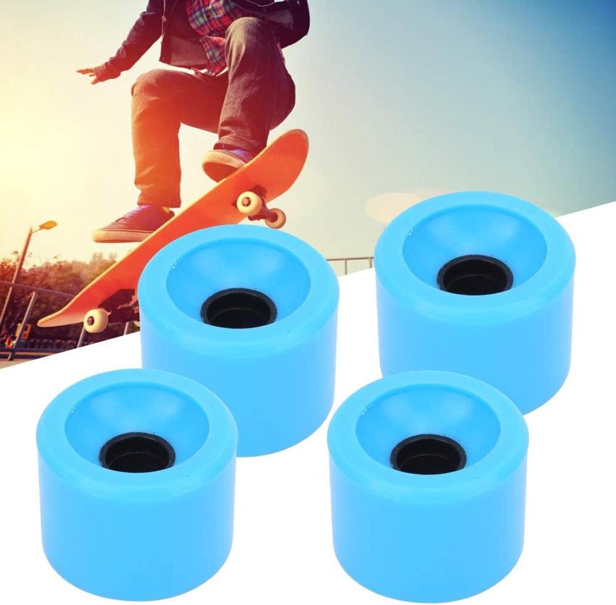 Skateboard Wielen Set Longboard Wielen Skateboarden Hoge Hardheid PU Materiaal 68mm