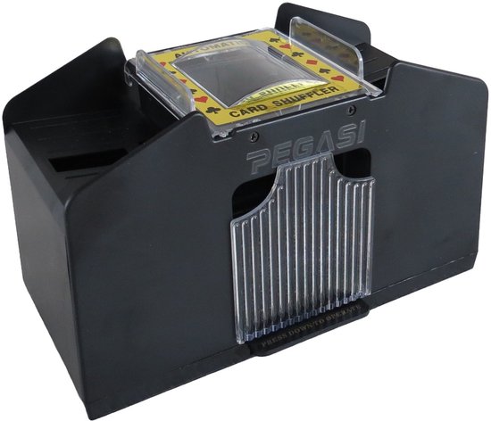 Kaartenschudmachine - 4 decks - Schudmachine voor speelkaarten - Kaartenschudder - Card shuffler - Op batterijen
