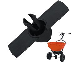 Strooier Roerder - Gazon Onderhoud - Gelijkmatig Verdelen - Zelfvergrendelend Gemak - 10 x 51 x 31 cm - Zwart