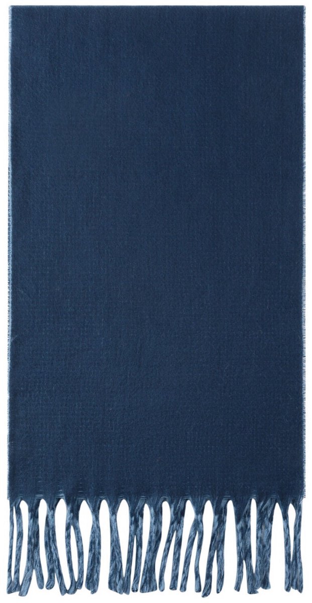 Eénkleurige sjaal - Blauw