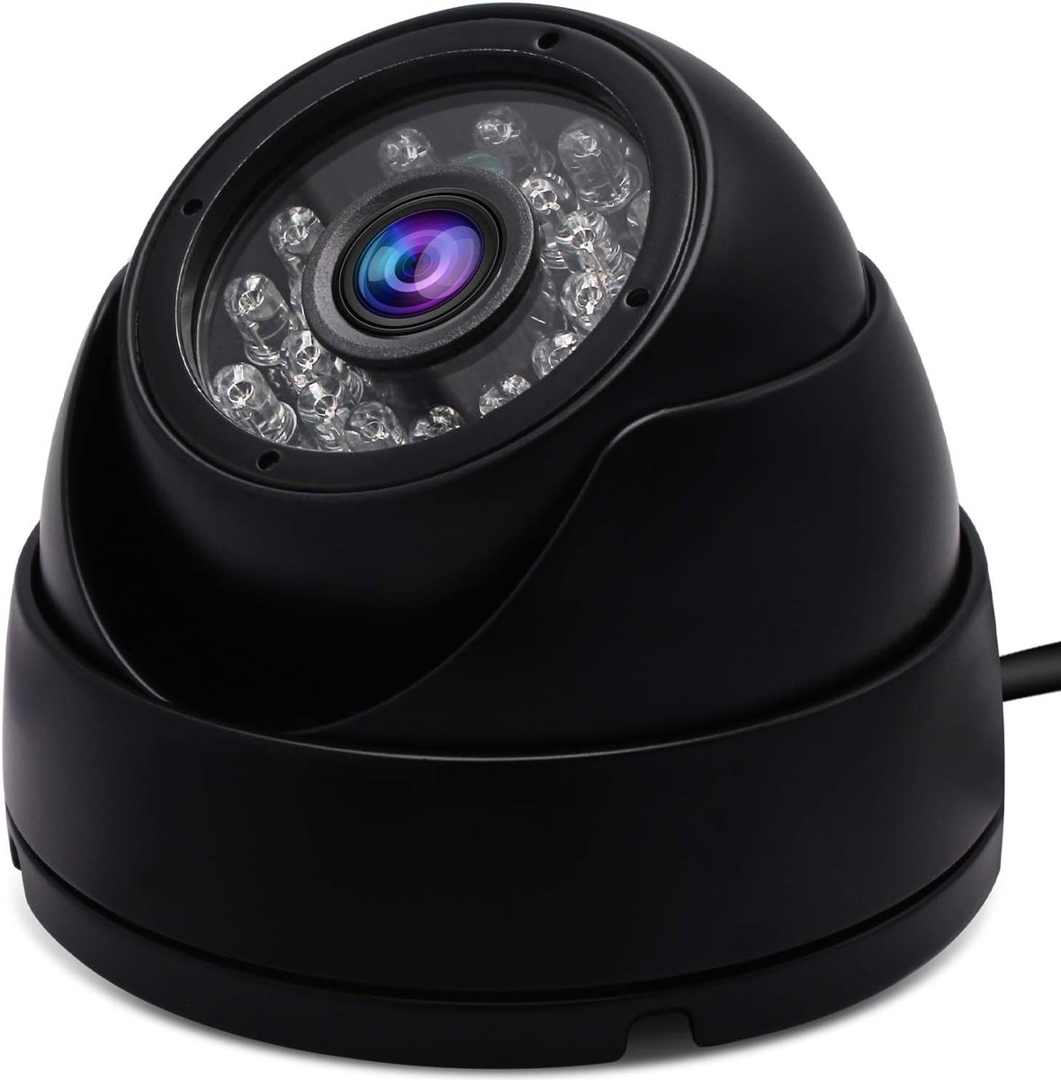 Waterdichte USB-bewakingscamera met 24 meter infrarood nachtzicht, HD 720P outdoor indoor dag nacht videocamera, CCTV-dome-camera 1MP voor thuisbewakingssysteem met IR-Cut, metalen behuizing