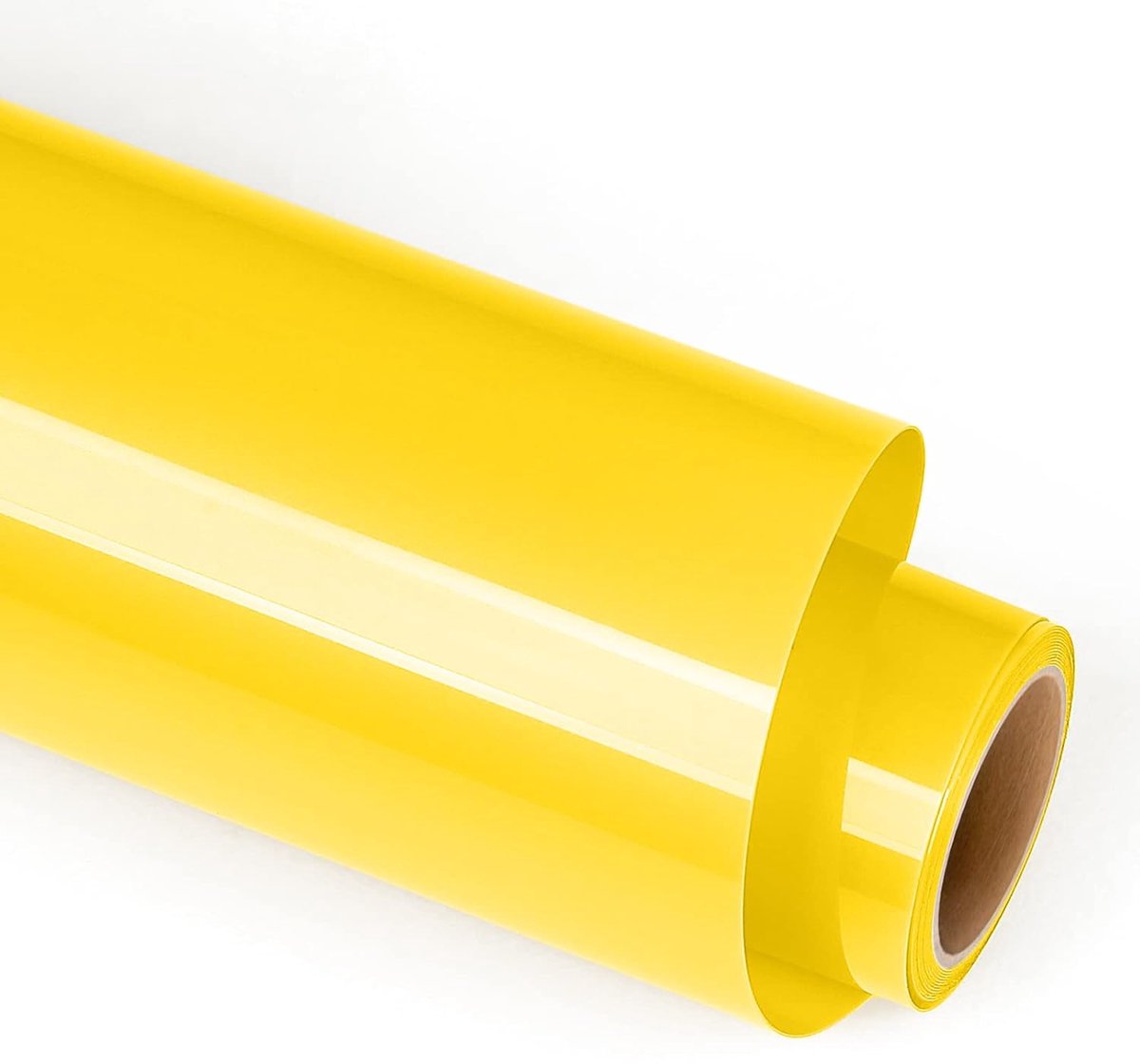 Vinyl Geel plotterfolie textiel, 30,5 cm x 1,8 m flexfolie voor