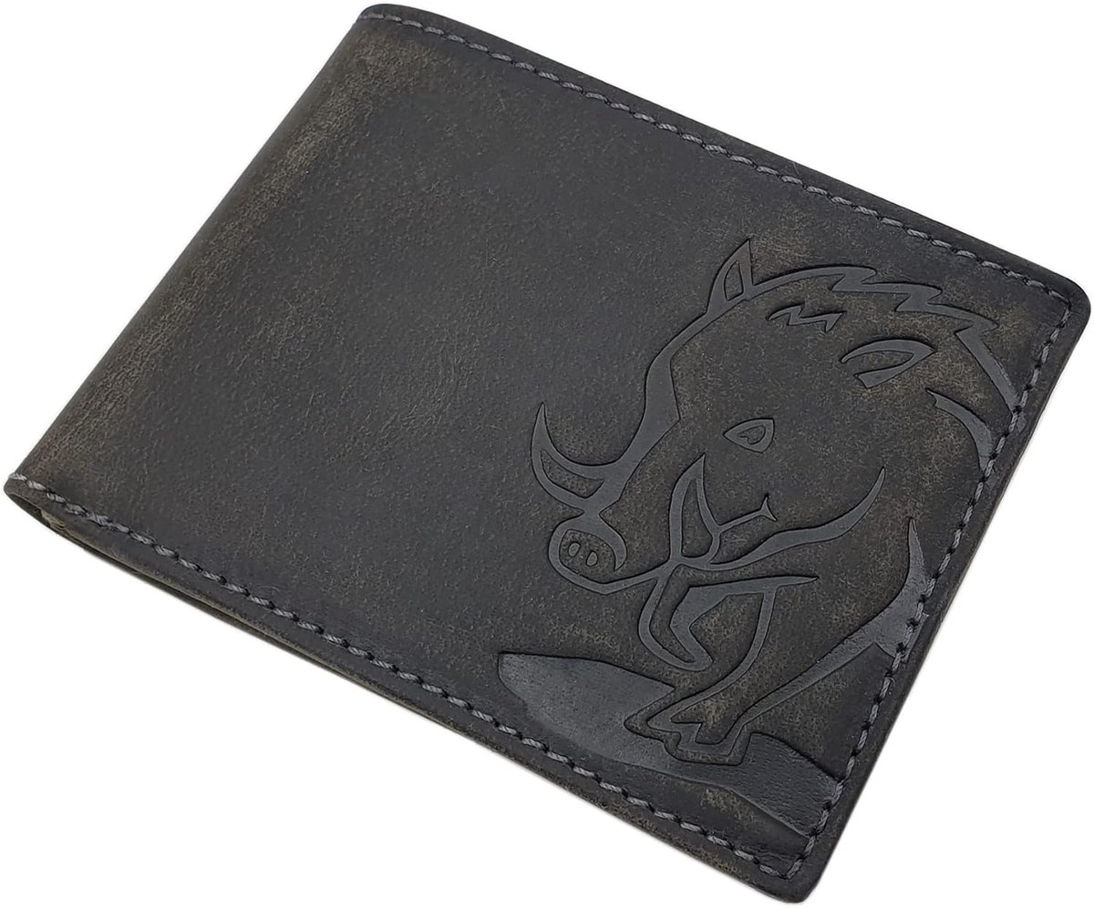myledershop Echt buffel-portemonnee/portemonnee/portemonnee in