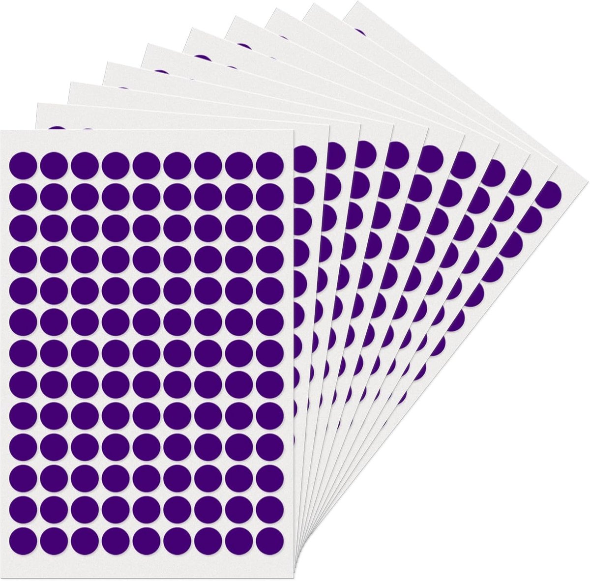 ronde 13 mm stippen stickers, zelfklevende markeerpunten, waterdicht