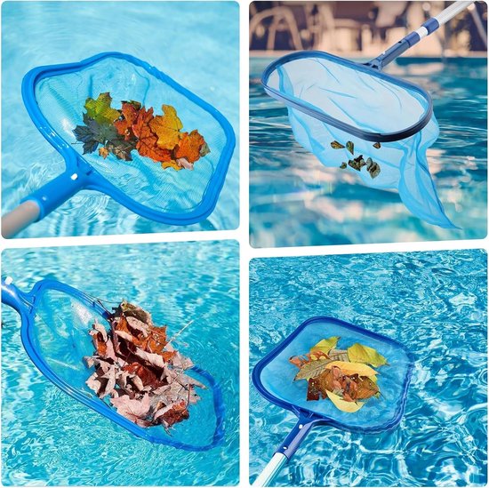 set 6 zwembadschepnetreinigingsset, 100 cm lang zwembadschepnet — afbeelding 5