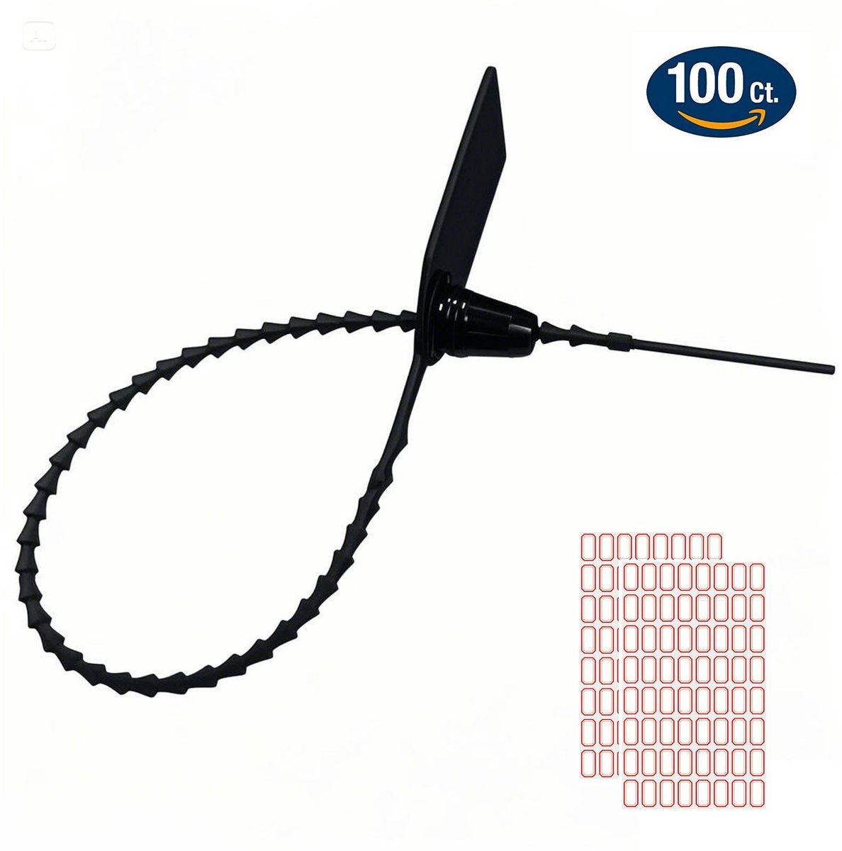 Omgoods - 100 Stuks Plastic Anti-Tamper Seals voor Brandblussers en Bagage