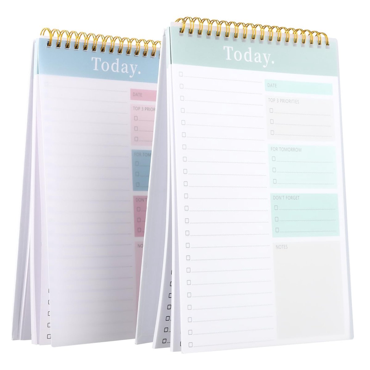 Omgoods - Set van 2 Ongedateerde To Do List Pads voor Organisatie