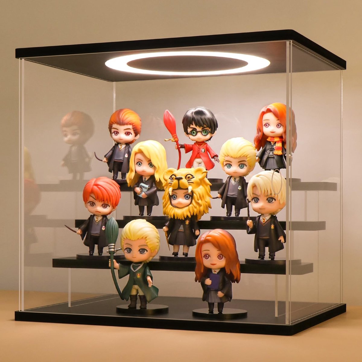 Omgoods - Acryl Display Case met LED Verlichting voor Collecties (30x28x30 cm)