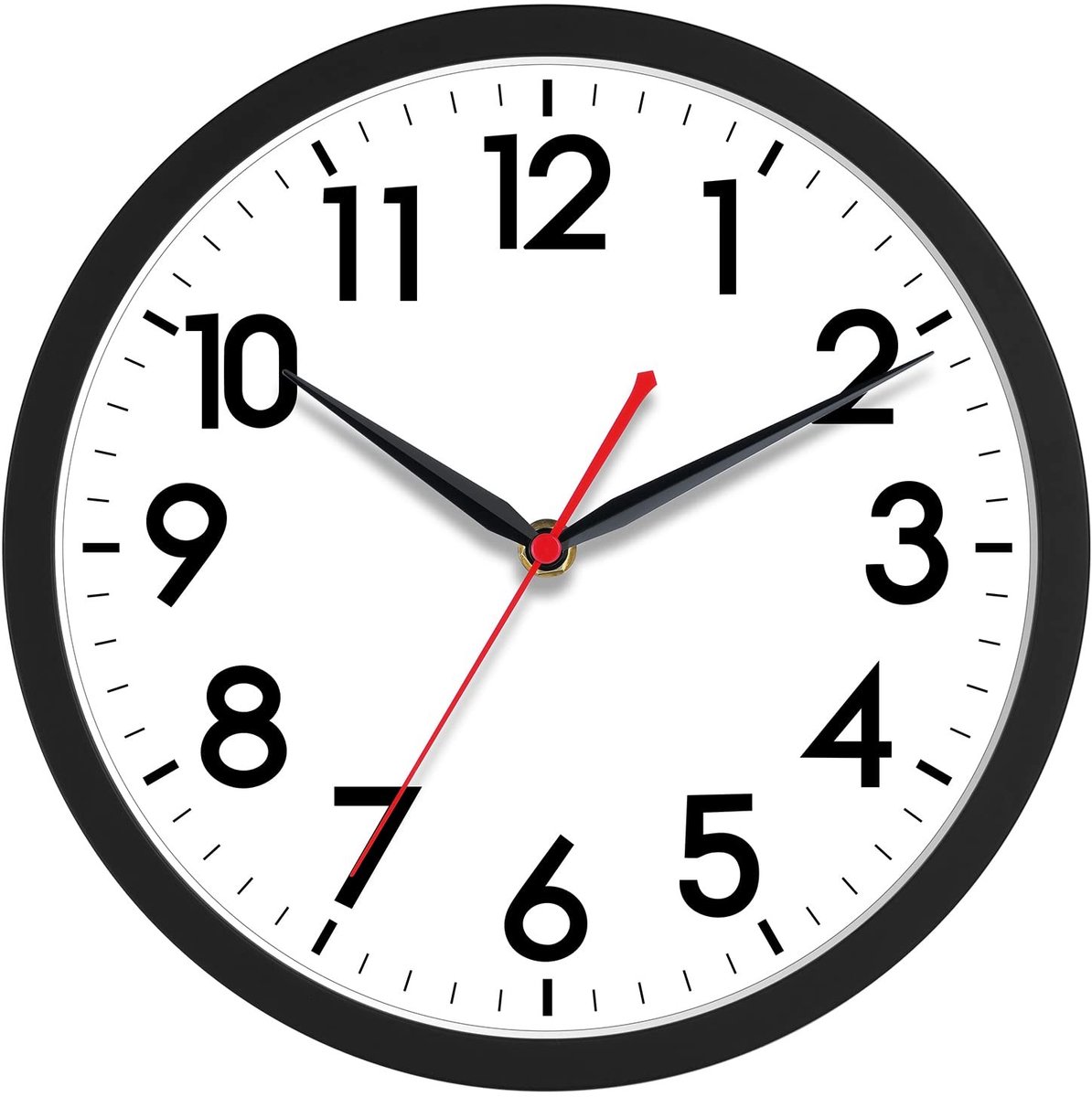 Omgoods - Wandklok 14 Inch - Stille Batterij Aangedreven Klok voor Thuis en Kantoor