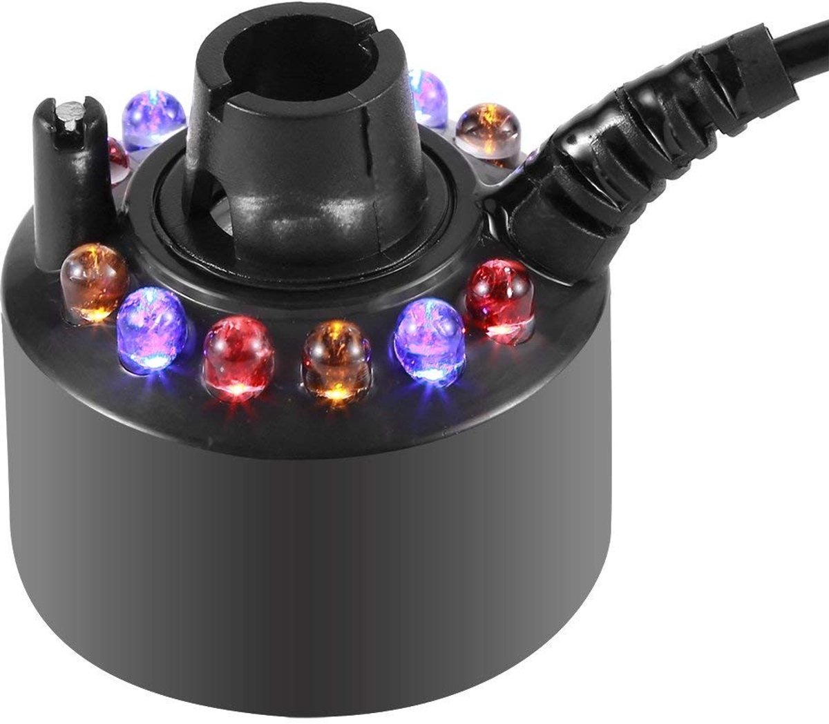Omgoods - LED Smoking Machine - Water Fountain Atomizer met 12 LED Lampen