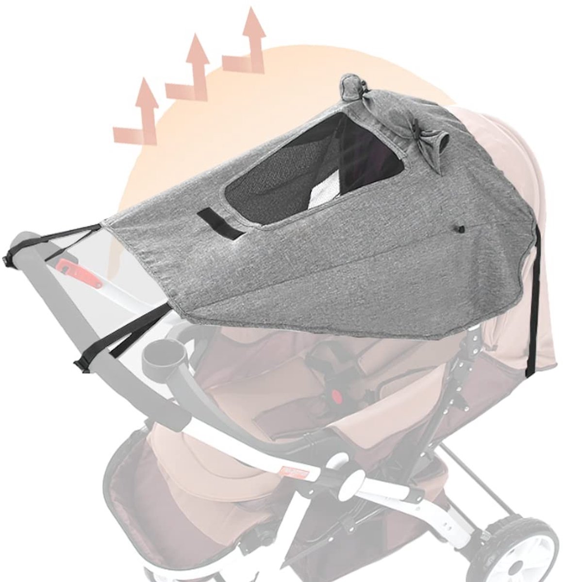 Omgoods - Universele Buggy Parasol met UV-bescherming