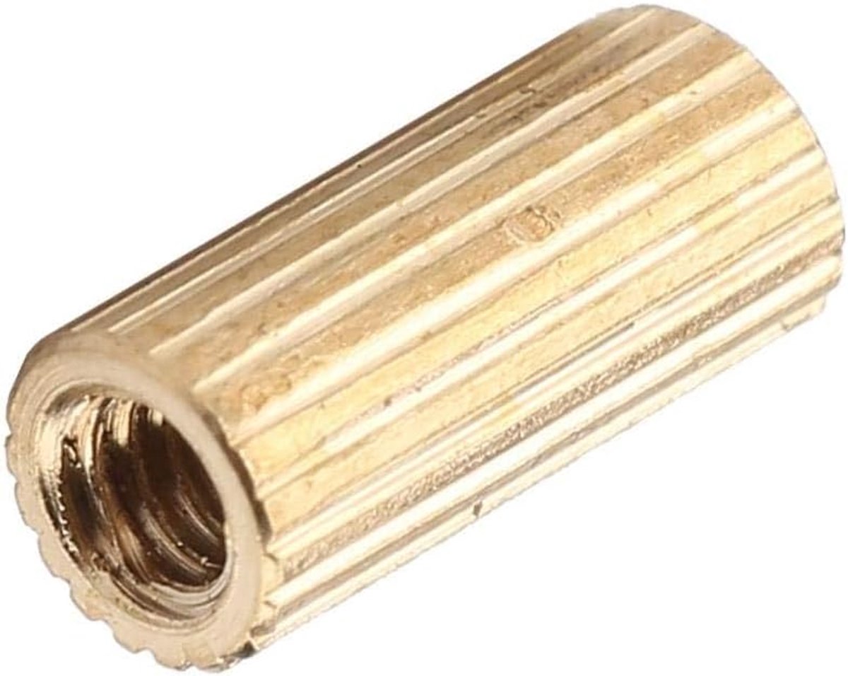100 stuks Messing Vrouwelijk-Vrouwelijke Spacer Standoff Draad Pijler Studs M2 Nagels Schroeven Bevestigingsmiddelen Spacers voor Computer Moederbord (M2*7 (100 stuks))