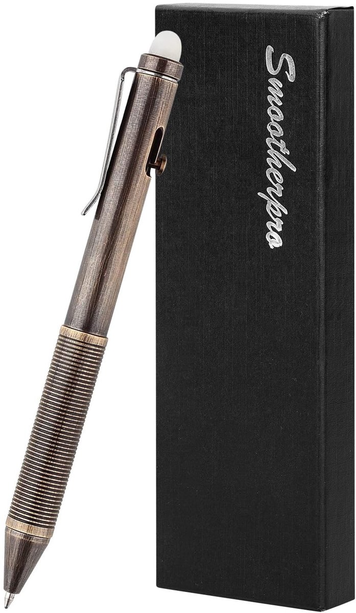 Omgoods - Erasable Balpen van Messing - Retro Design