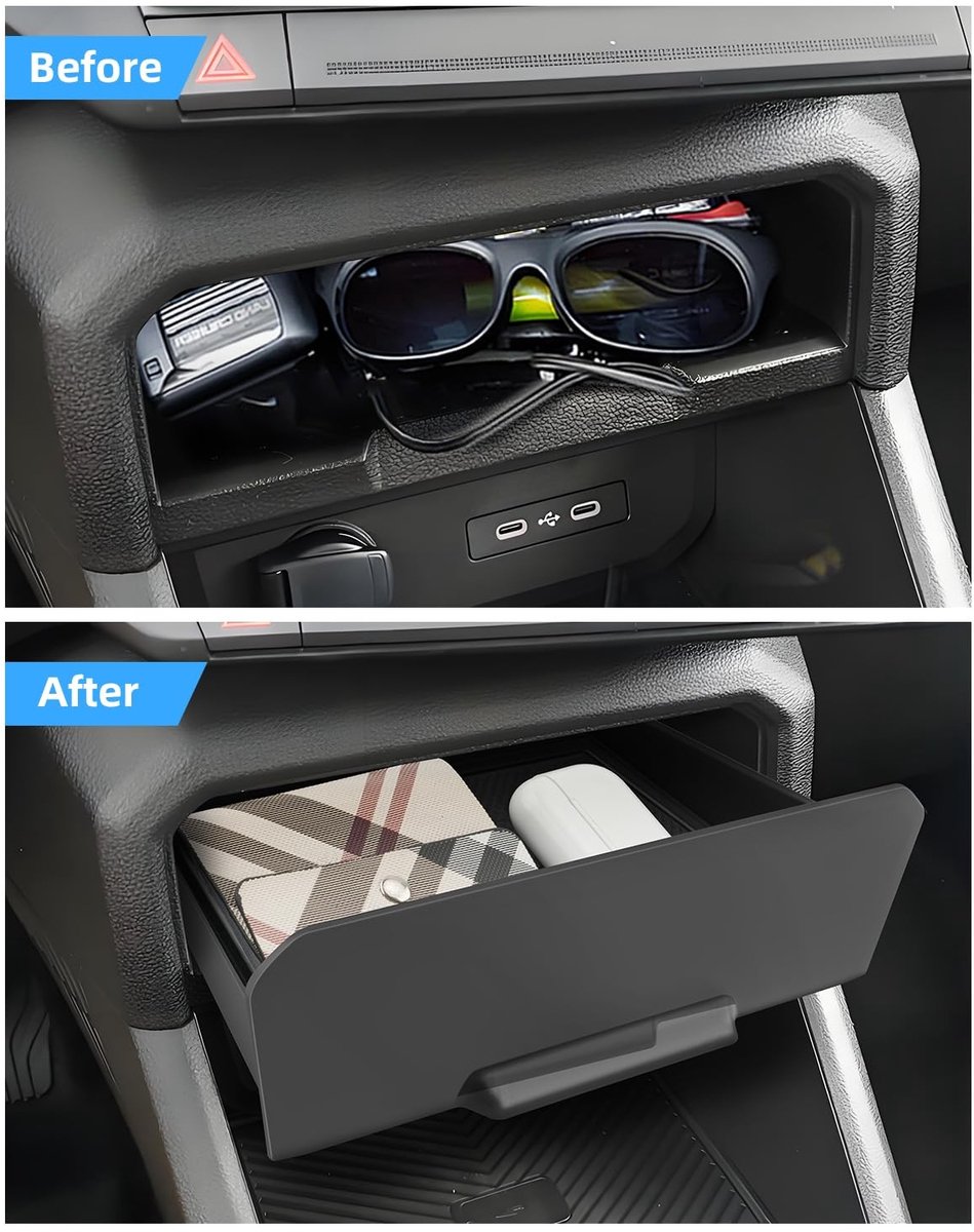 Omgoods - Opbergdozen voor Middelconsole Dacia Duster 2024-2026 - Organizer met Antislipmat