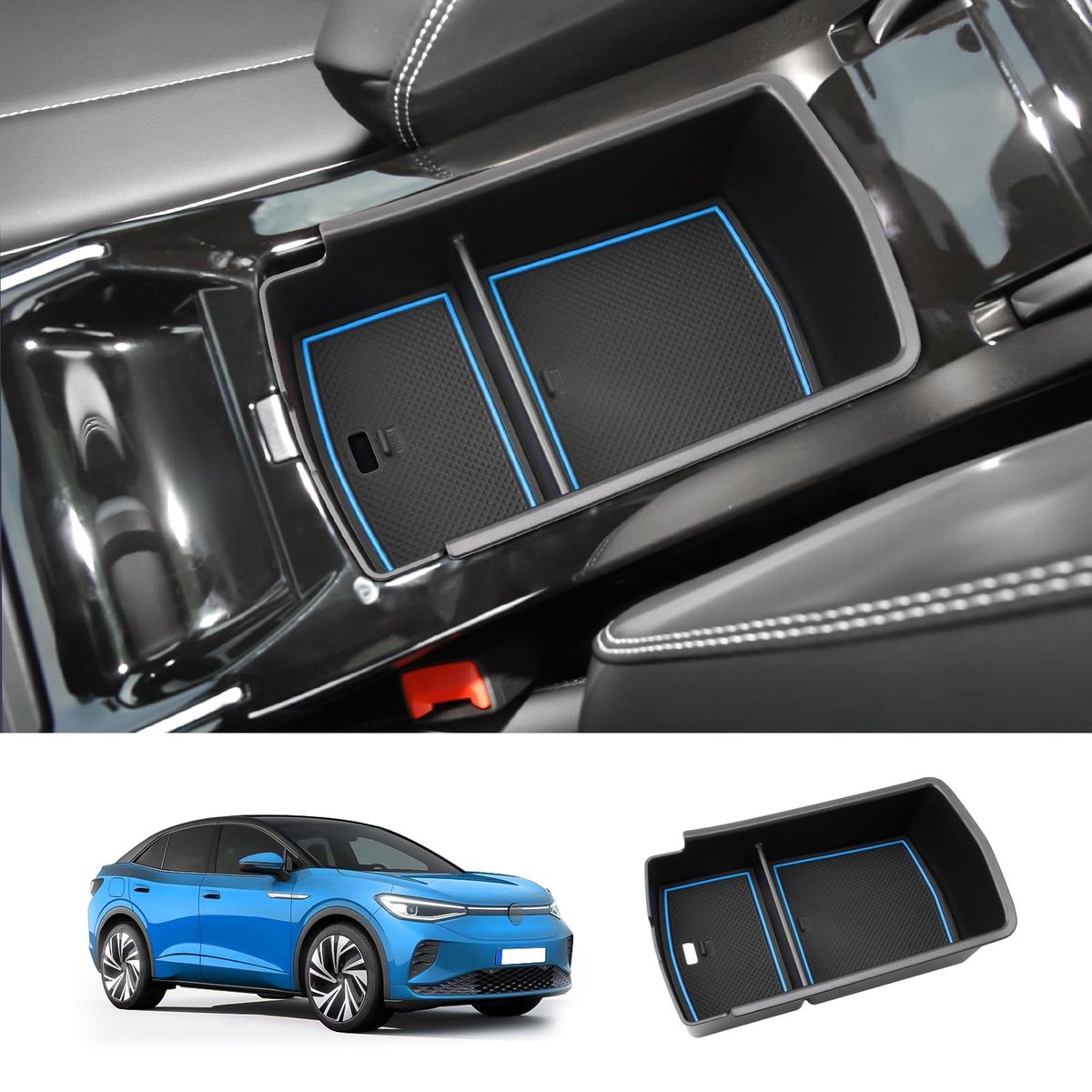 Omgoods - Opbergdoos voor Center Console VW ID.4 GTX Pro 2023-2025