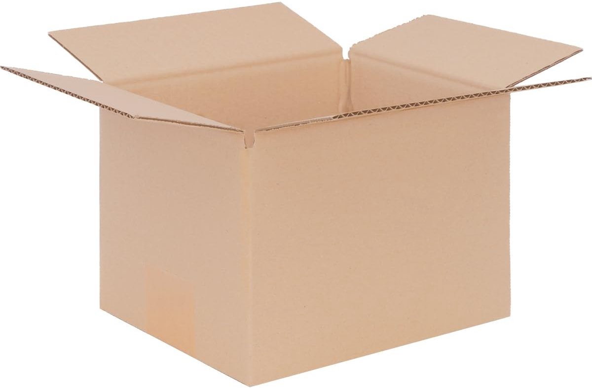 Omgoods - Vouwbare Dozen 190 x 150 x 140 mm - Bruine Kartonnen Verzenddozen (25 Stuks)