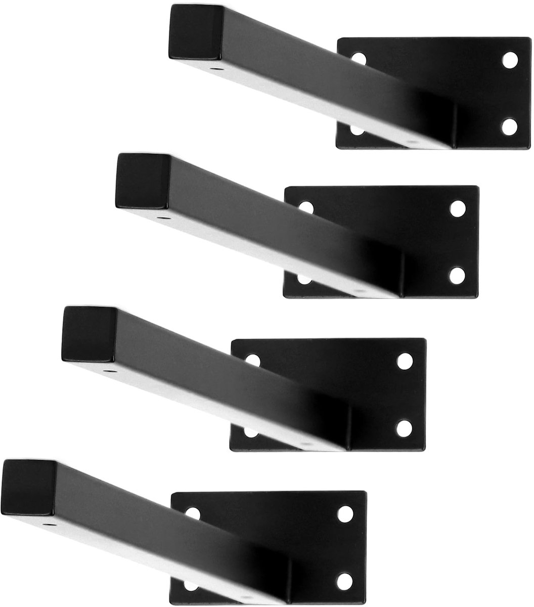Omgoods - 4 Stuks Stevige Stalen Plankdragers van 30 cm