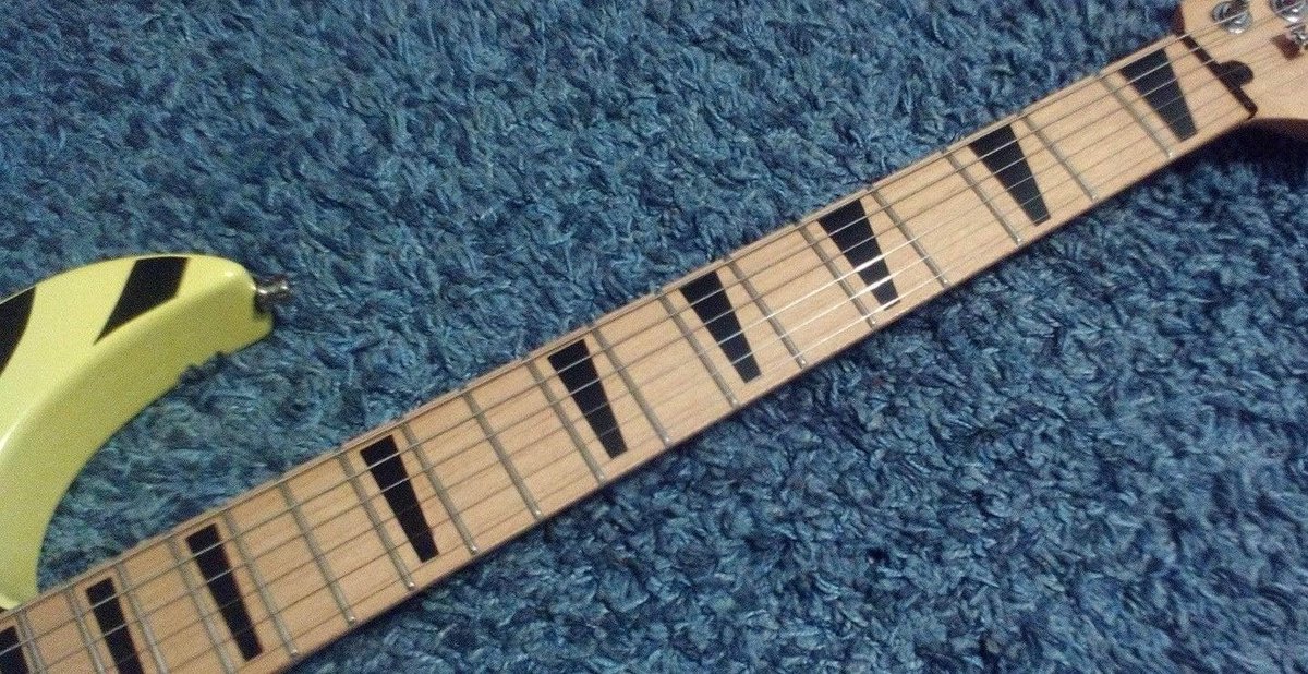 Triangel Fret Markers Inlay Sticker Gitaar & Bass stemfluitje (zwart)