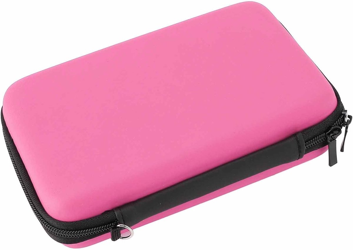Hard Travel of the Pu+Eva Games Console voor New 3DS XL, een comfortabele Polsband voor Dagelijks gebruik, voor Reizen, Roze, Casual