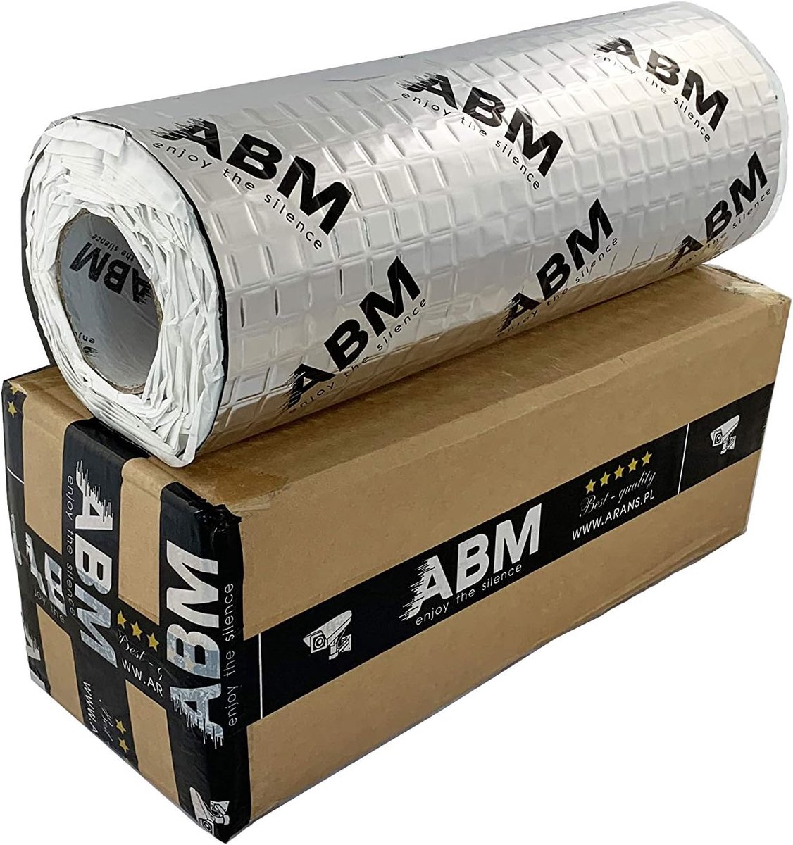 SnelShoppen - Zelfklevende isolatiemat van aluminium, 2 m², 40 cm x 5 m, isolatie voor huis, energie besparen, vochtbestrijding, geluidsisolatie, ther