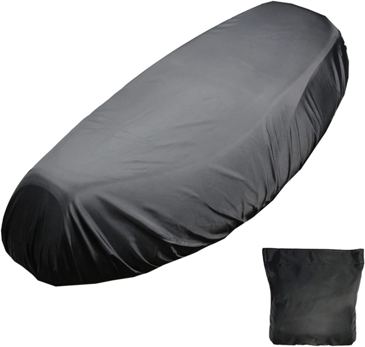 waterdichte stoelhoezen, universele motorfiets, stoelhoes, kussen, motorfiets, stoelhoes, stofkussensloop, bescherming, zitkussen met elastische band, Moto Scooter kussensloop (L)
