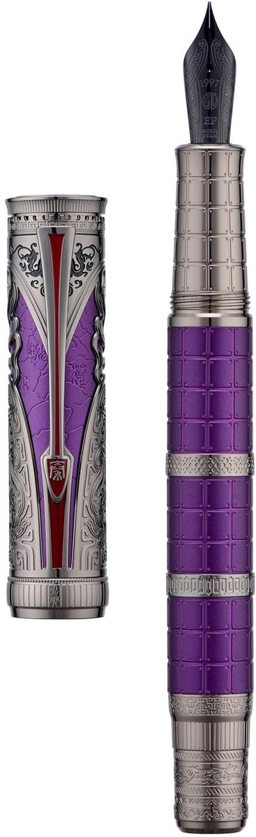 Omgoods - Hongdian D5X Vulpen - Retro Chinese Totem met Extra Fijne Nib