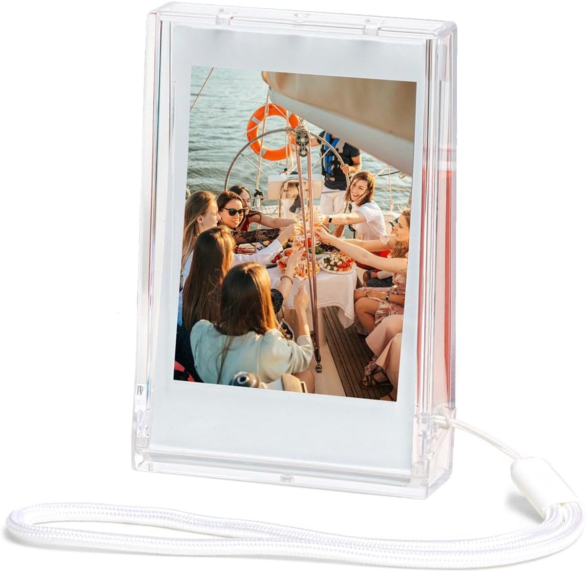 Houder Opbergtas voor Fujifilm Instax Mini Film, 3 inch Foto Pouch Instant Camera Film Accessoires voor Fujifilm Instax Mini EVO/40/90/12/11/9/8/7/7+/7s ect (Transparant, 1 ST)